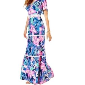 Lilly Pulitzer Maaribella Maxi Dress Size 2 NWT